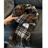 Soft Fuzzy Oversized Scarf Women Winter Warm Thick Acrylic Blend Solid Color Plush Neck Wrap
