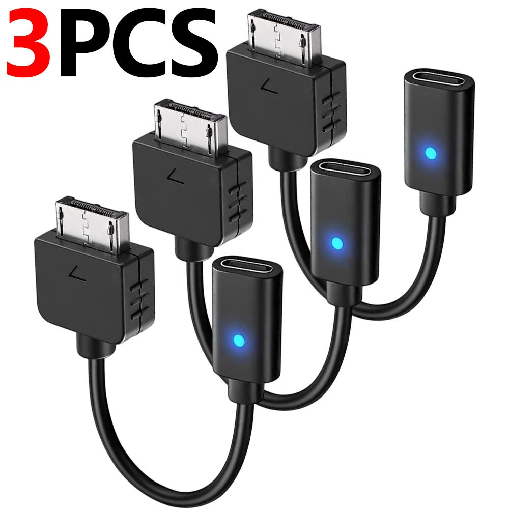 USB Typ C Adapter Ladekabel für PS Vita 1000 Spielkonsole Tragbares Hochgeschwindigkeits-Ladegerät Kabel USB-C Anschluss für PSVita1000