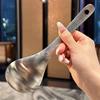 1Pieces Stainless Steel Dining Spoon Hammer Handle Rice Spoon Large Spoon Household Spoon Big Soup Spoon Outdoor Tableware