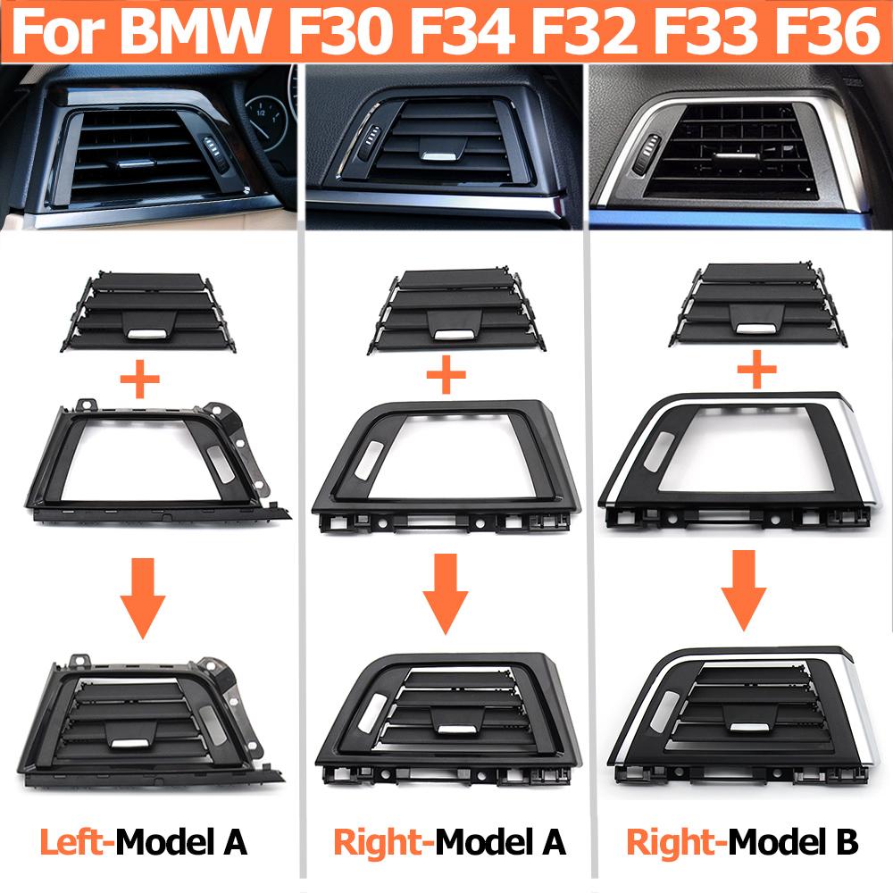 LHD Air Conditioner Front Left Right AC Vent Outlet Grille Panel Cover Repair Kit For BMW 3 4 Series F30 F34 F32 F33 F36 F80 F82