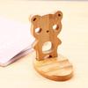 Cell Phone Smartphone Wood Wooden Phone Bracket Cellphone Standing Phone Holder Stand Bracket