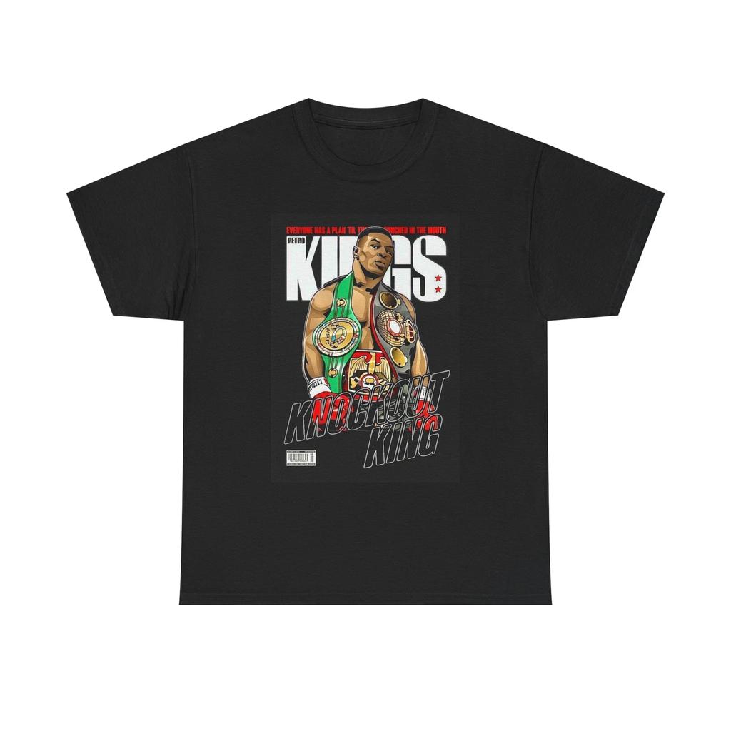 Men's and Women's T-shirts Mike Tyson Knockout Kings Graphic