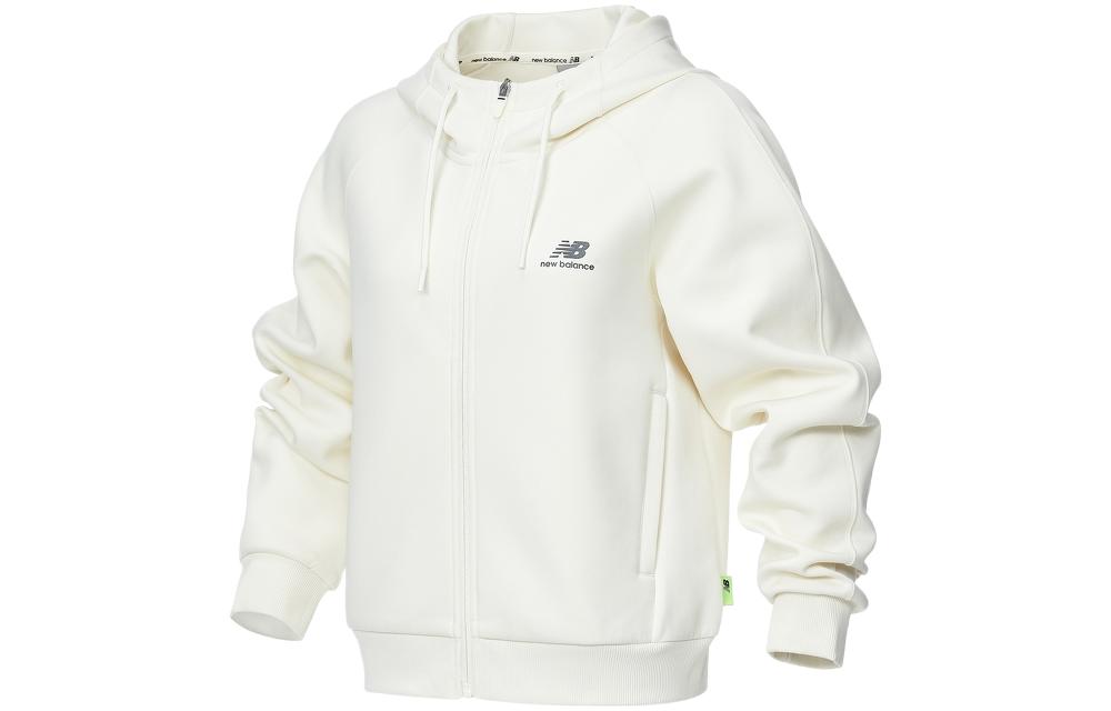 New Balance Jackets Women s Ivory White Hooded Moderate Other 6DC17012-IV XL