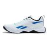 Reebok Durable Breathable Low-Top Training Shoes Men's White Blue Sneakers 100211604