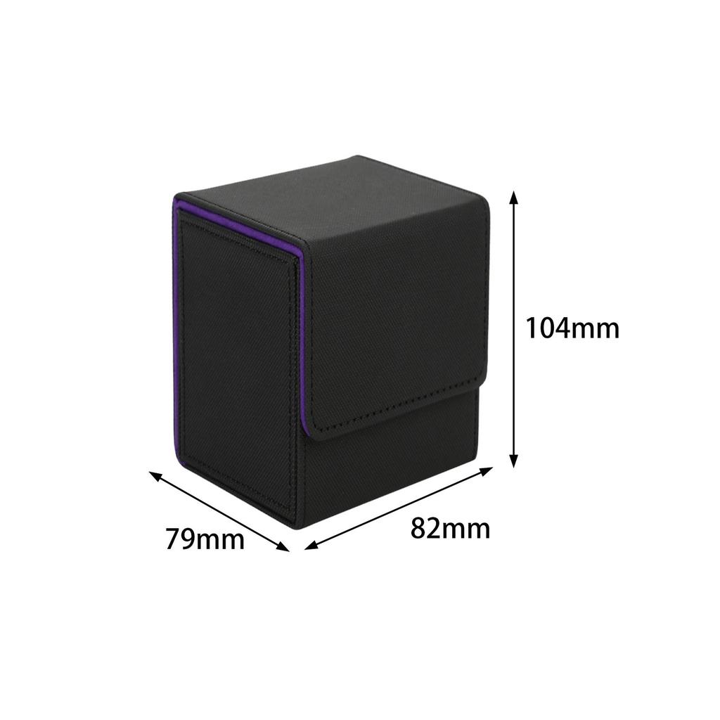 Card Deck Box Protectors with Dividers Portable Baseball Game Case