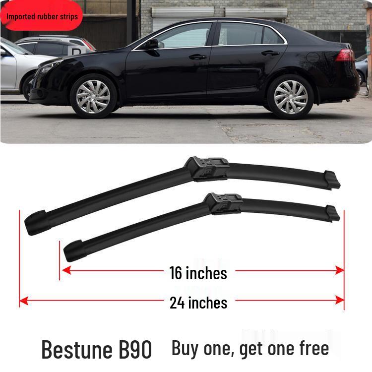 

Besturn B90 Silent Front Wiper Blade with Bone-Free Rubber Strip