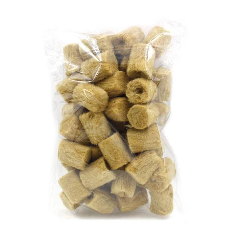 50PCS Hydroponic Substrate Rock Wool Plug Garden Sponge Nursery Block Plant Propagation