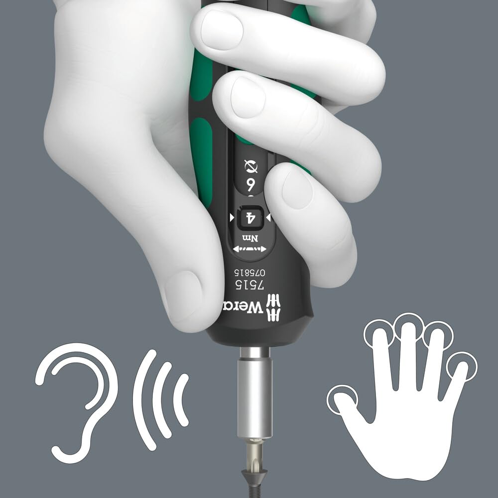 Wera 05075815001 7515 Kraftform Torque Driver Speed Torque Japanese Import Wrench, 2-6Nm [Regular Product]