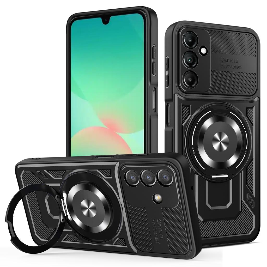 For Samsung S26 Case Galaxy S26+ Cover Galaxy S26 Ultra Plus Magnetic Shockproof Ring Holder Case Magsafe Wireless Charge Cover
