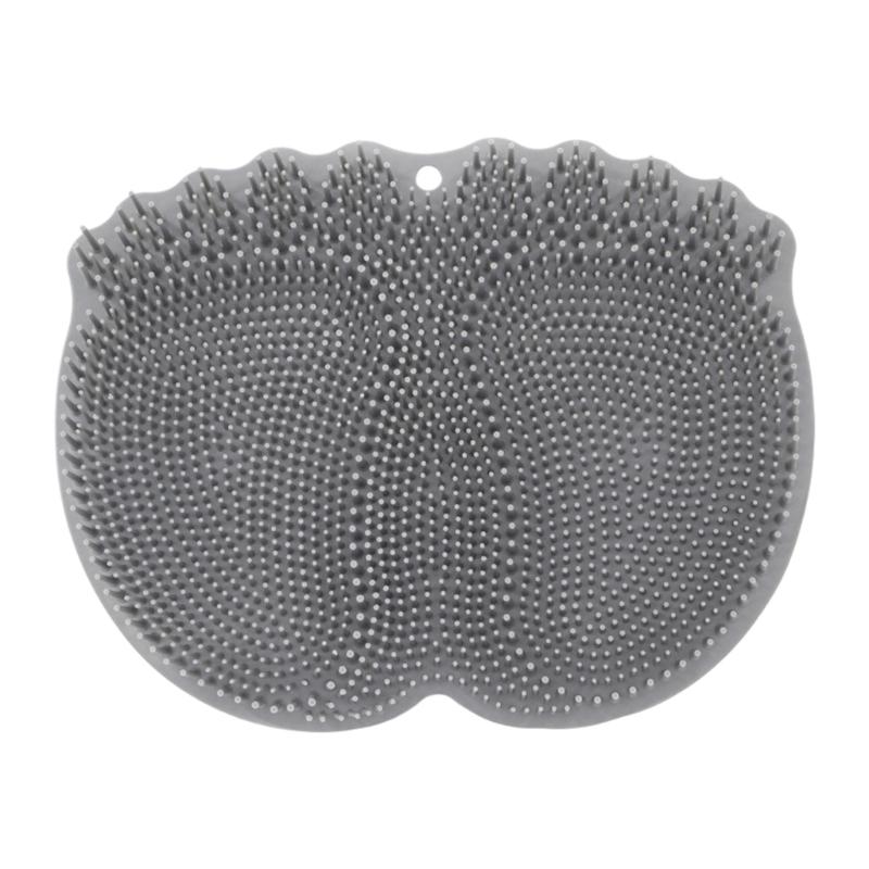 Soft TPE Foot Scrub Mat With NonSlip Texture For Bathroom Safety Comfortable Massage Surfaces Foot Scrubber Feature