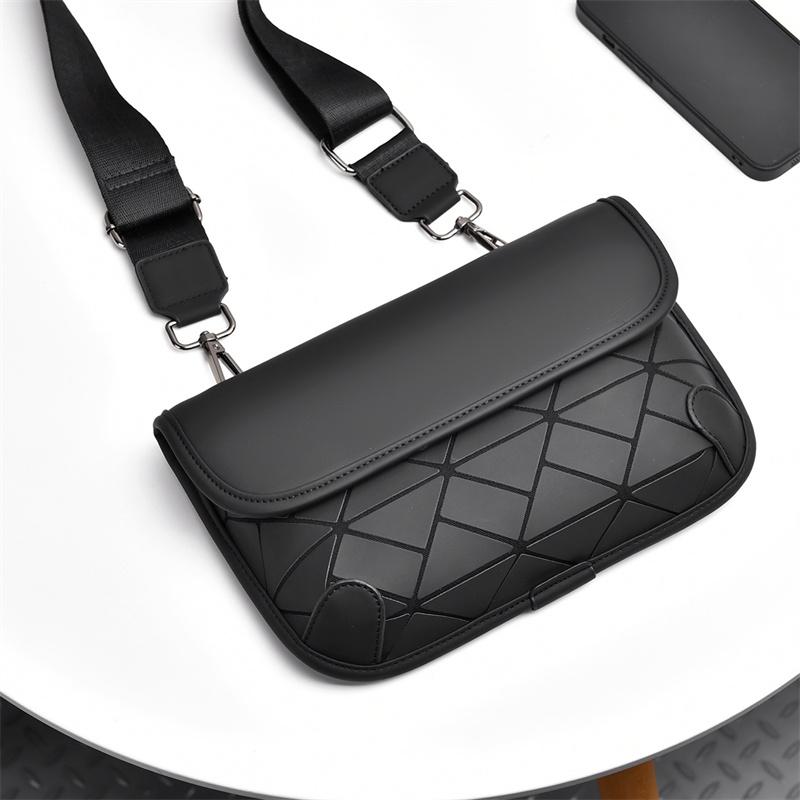 Plaid Brust Tasche Handy Tasche herren Umhängetasche Schulter Tasche