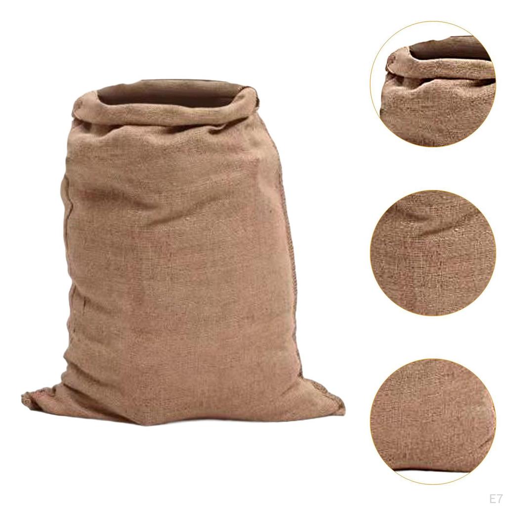 Burlap Sack Large Bag Reusable Funny Outdoor Picnic Party Race Potato for Field Day