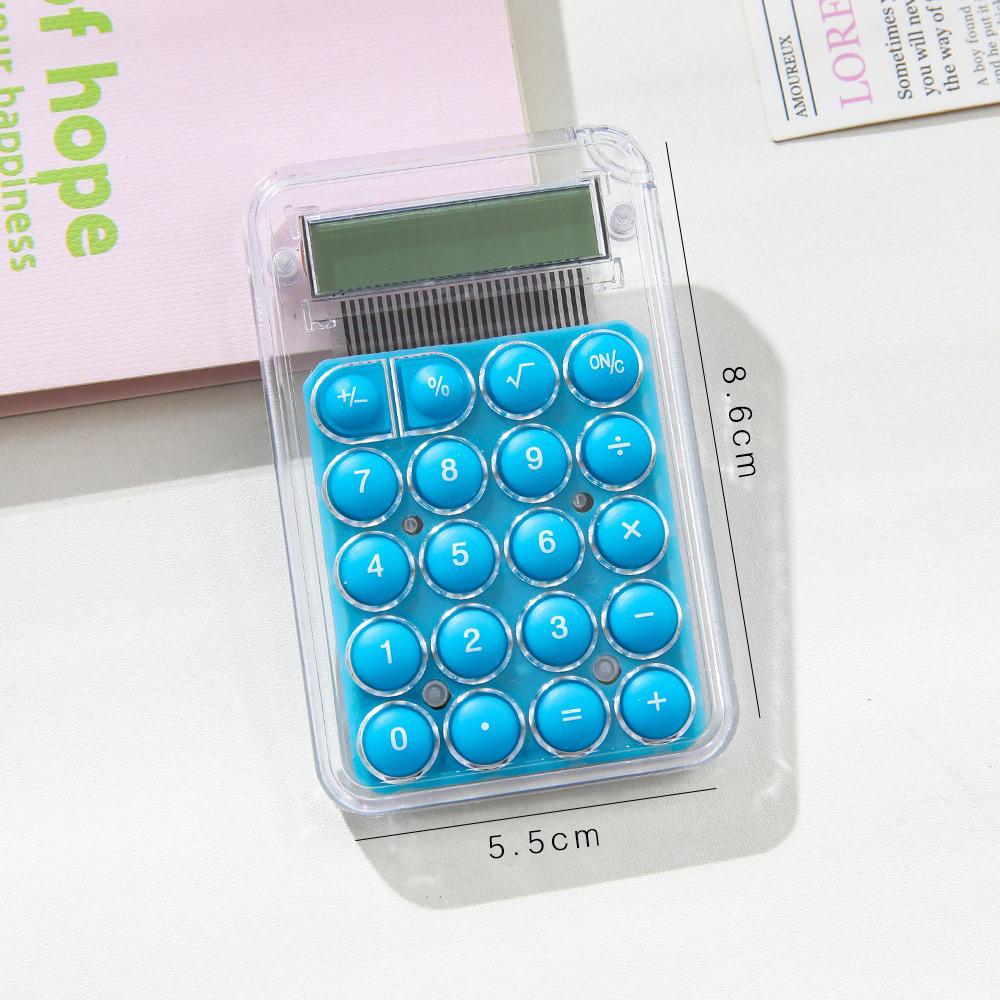Candy Color Mini Silent Pocket Calculator: Cute, Small, Portable, Perfect for Students