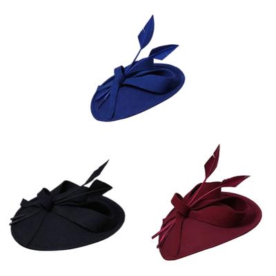 Vintage Fascinator Hut Fascinator Stirnband für Hochzeit Brautparty Kirche Tägliches Tragen