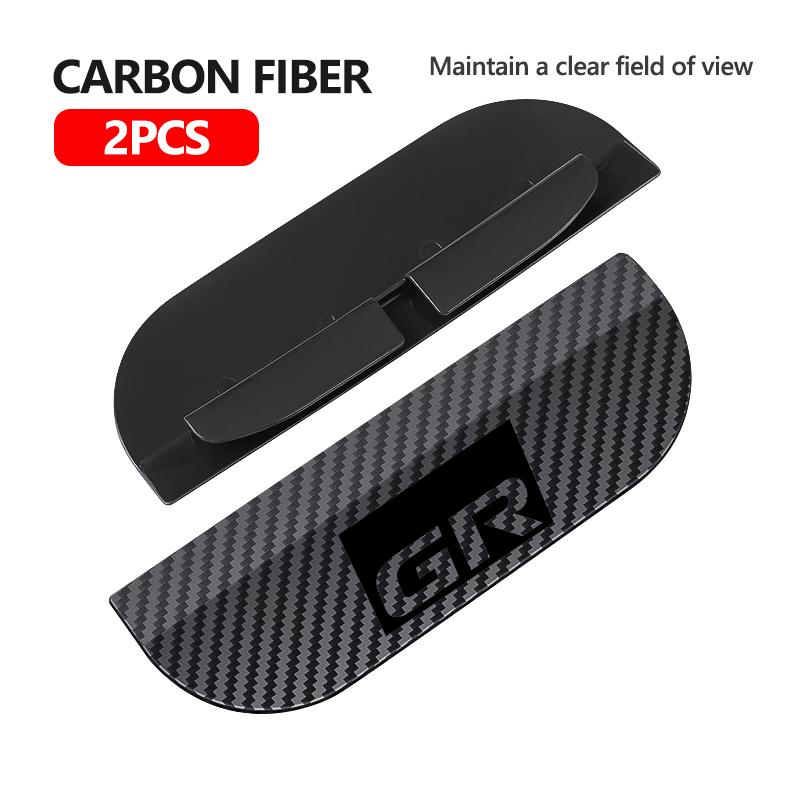 ZYU3 Snap-on Car Rearview Mirror Rain Cap Rain Shield Sun Shade Vision Protector For Toyota GR MN Camry Prius Auris Crown Yaris
