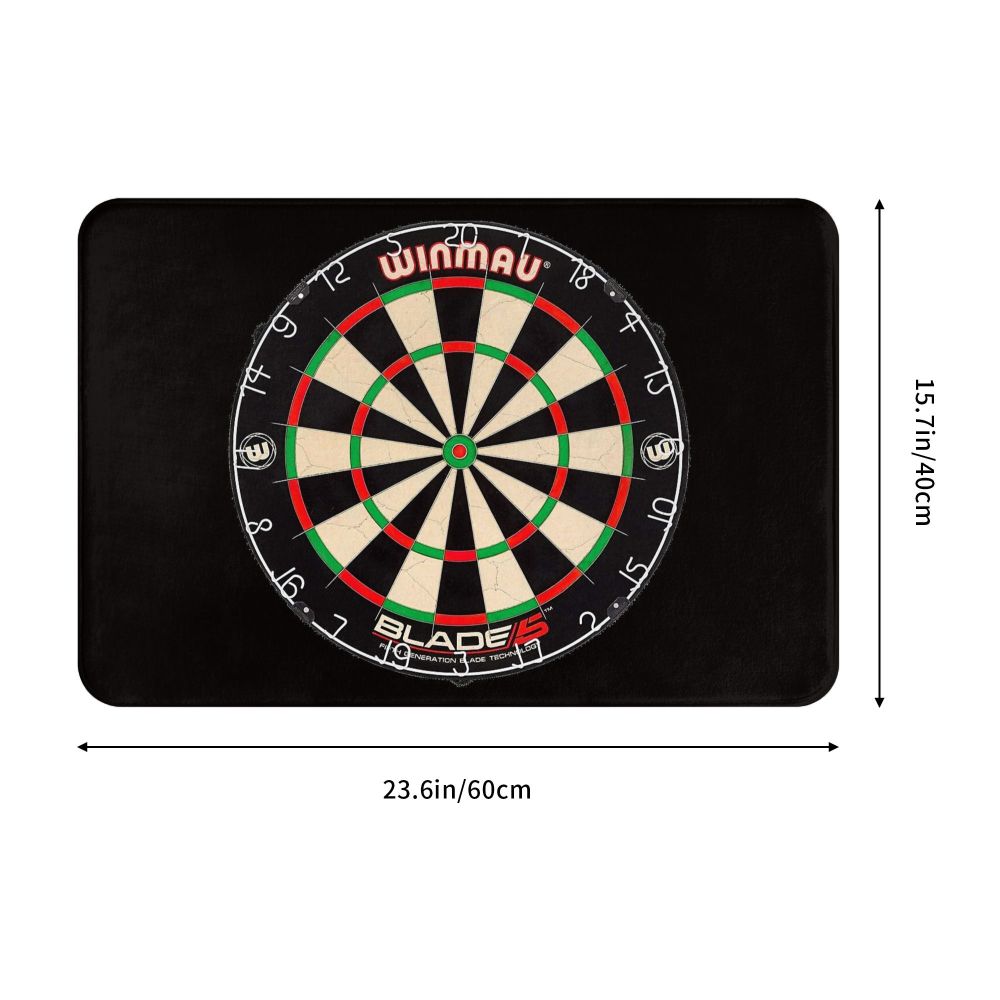 Winmau Blade Dartscheibe Anti-Rutsch Fußmatte Bodenmatte Abriebfester Teppich Teppich für Kücheneingang Badezimmer Wohnzimmer Fußabtreter Matten