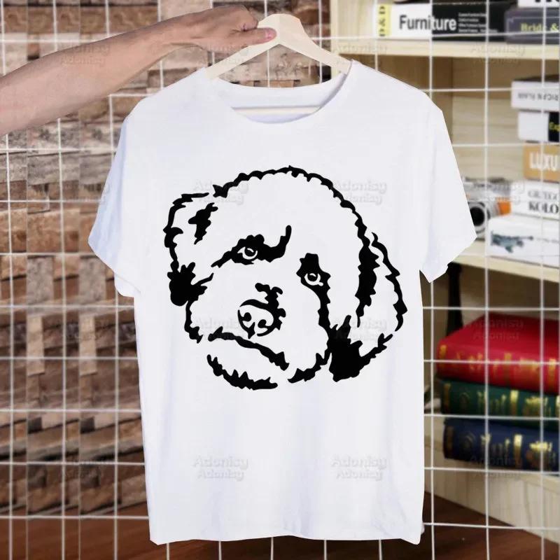 Das Leben ist besser mit Lagotto Romagnolo Herren Damen T-Shirt Tops Rundhals Weich Hund Italienische Rasse T-Shirt T-Shirt Kleidung T-Shirt