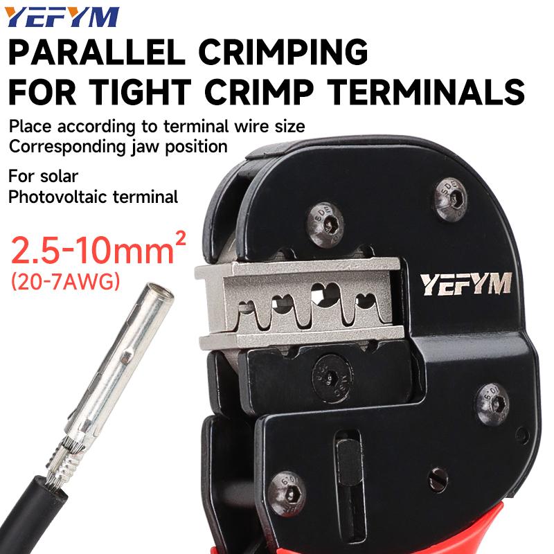 Crimping Tool YFP-2546BS Pliers Photovoltaic Connector and Solar Panel Wiring Crimper tools