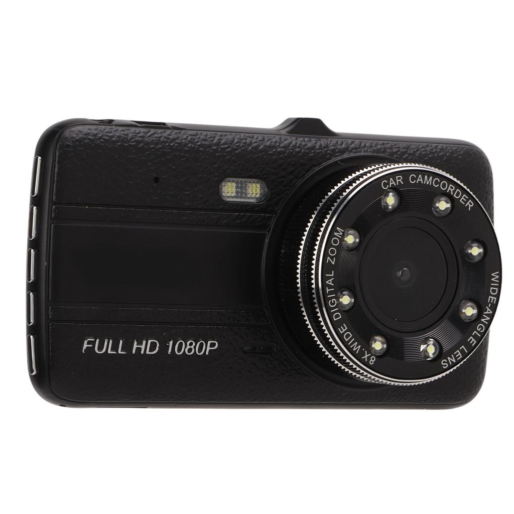 4 Inches 1080P 170 Degree Wide Angle Car DVR Front Rear Dual Lens Dash Camera Auto Vehicle Video