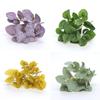 Silk Eucalyptus & Money Leaves for Wedding Decoration - 5-Prong Artificial Greenery Wall Accessories