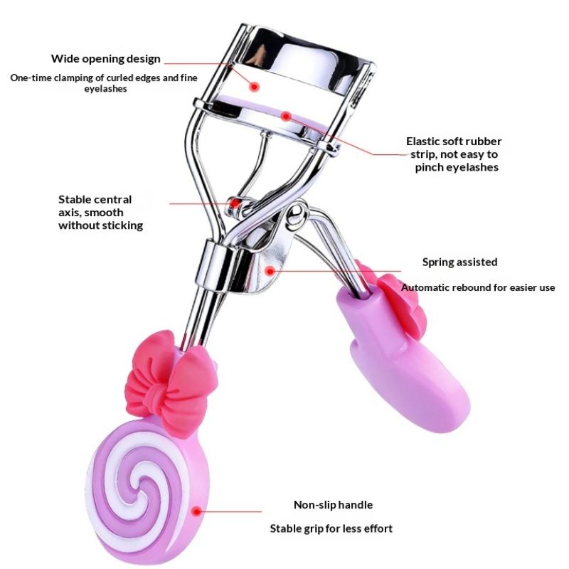 Professional Eyelash Curler Tool for Perfect Curl Eye Beauty Long-Lasting Clip Tweezers Ideal for Daily Use