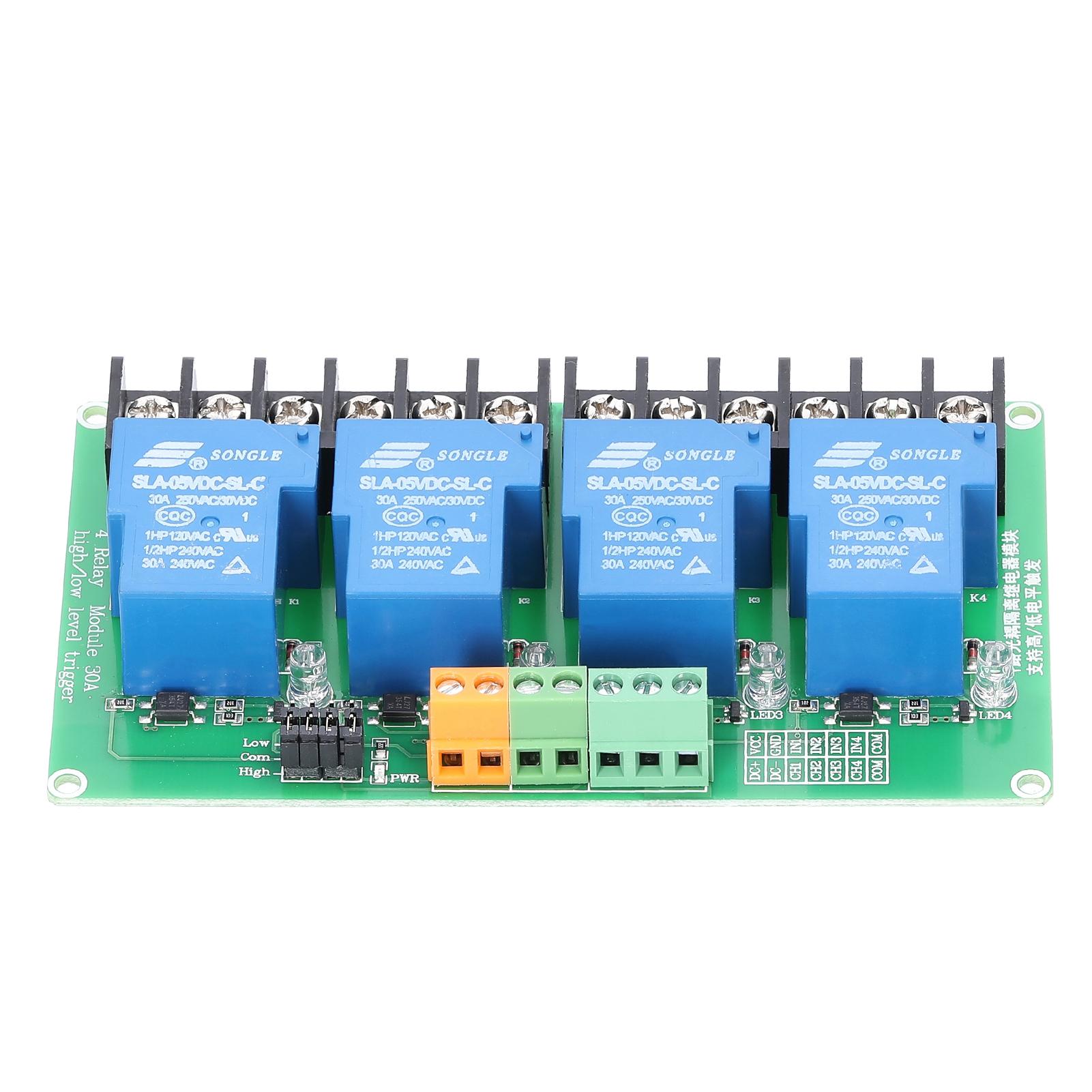 8-Kanal Relaismodul Mit Optokoppler – Wählbar 5V/12V/24V, Mit High/Low-Trigger Und Erweiterungsboard