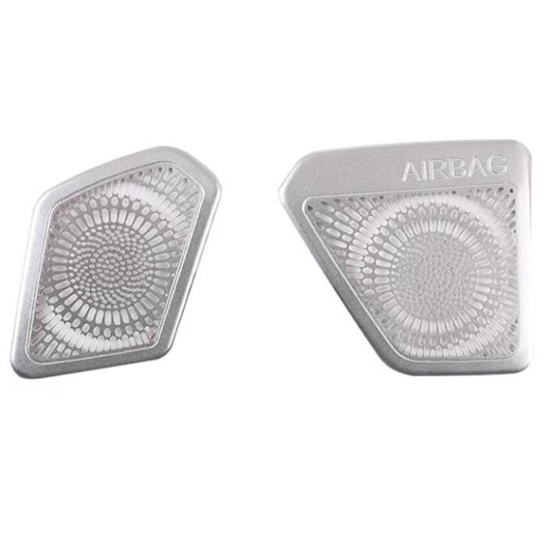 

Металл для BMW 3 серии G20 G28-22, аксессуары, автомобильная приборная панель, звуковой сигнал, колонка, декоративная крышка для динамика, накладка, Стайлинг автомобиля 2pcs side silver