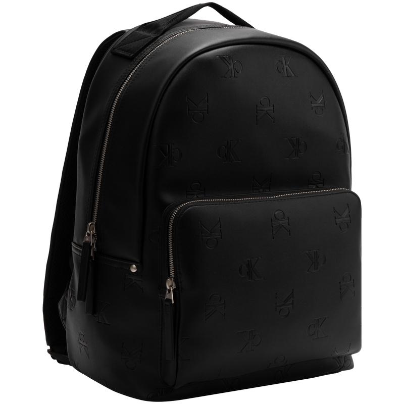 Calvin Klein Casual Campus Style Letter Embossed Large Capacity Backpack Men Backpack Space-Black HH4088-UB1