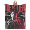 Dexter Morgan Warm Throw Blanket for Boys Girls Perfect for Bed or Outdoor Use