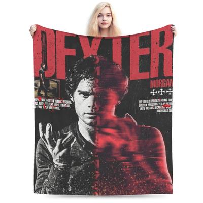 Dexter Morgan Warm Throw Blanket for Boys Girls Perfect for Bed or Outdoor Use
