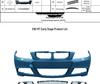 BMW 3 Series E90 2005-2012 MT Sport Front/Rear Bumpers, Grille, Side Skirts, Fog Lights