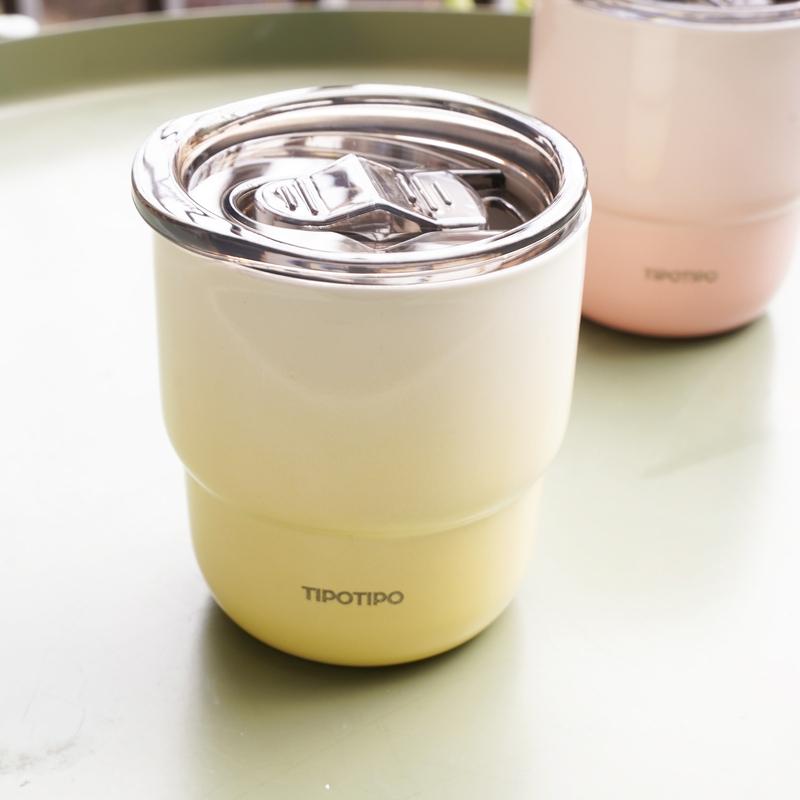 SUS304 Stainless Steel Coffee Cup, Double-layer Vacuum Insulated Thermos Cup, Beverage Cup, Suitable for Men and Women, 12 Color