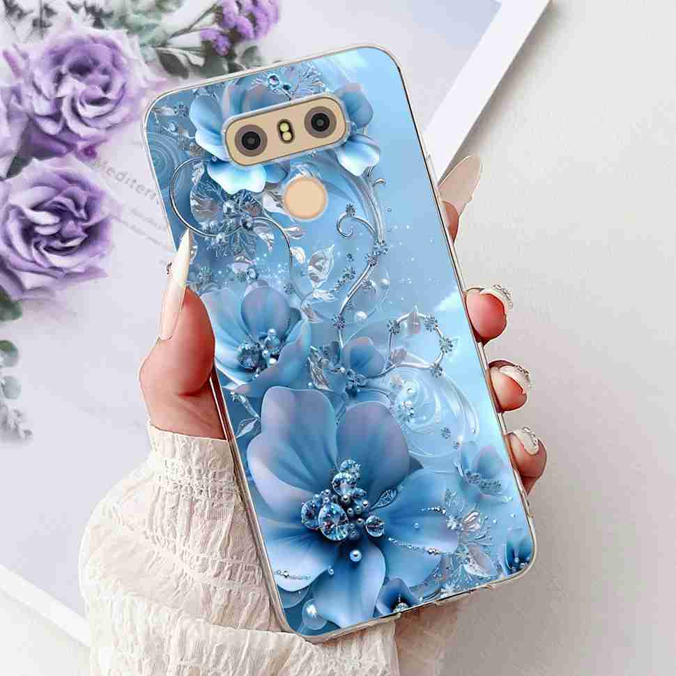 Para LG G6+ 5.7" Funda Diseño de Moda Patrones Silicona Suave TPU Cubierta Para LG G6+Plus LG G6 H870 H873 Fundas de Teléfono Resistentes a Golpes