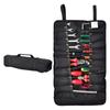 Household Tool Roll Organizers Compact 15.2cm Rolled Size Unfolds Large 58.4x35.5cm Surfaces with Organized Pockets for Easy Access