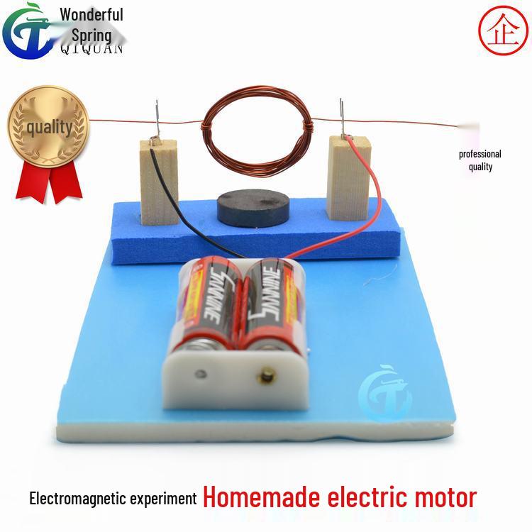 DIY Electric Motor Kit: Electromagnetic Induction Experiment Toy for Creative Science Learning