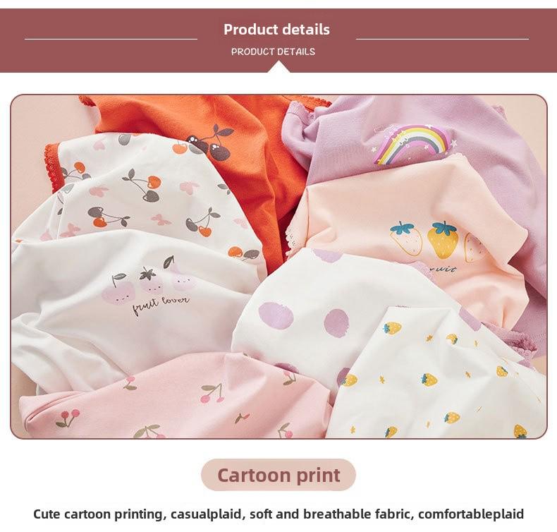 A-Class Summer Pure Cotton Antibacterial Tank Top for Girls and Infants