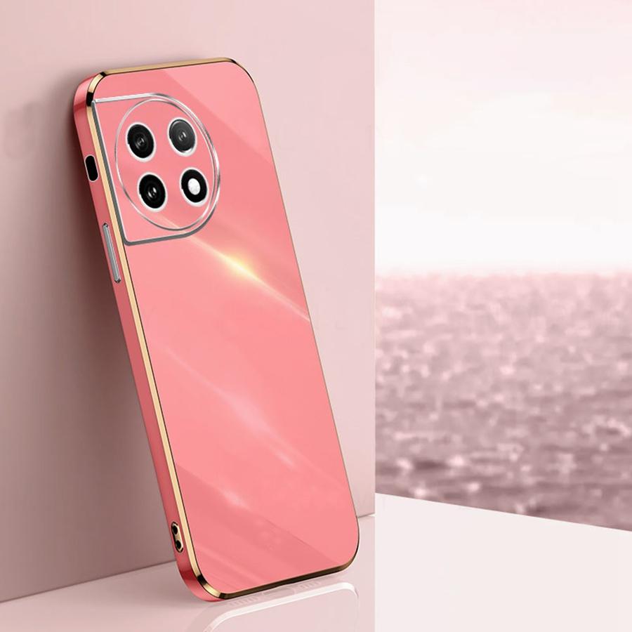 Luxury Plated Silicone Case For Motorola Moto Apple iPhone 11 Pro 16E 17 Max 16 14 7 Plus 8 15 13 12 Oneplus Nord CE 3 Lite 5G 10T Soft Square Cover