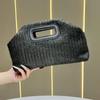 Hand-held Bag, Woven Bag, Women's Large Capacity Chain Bag, Crossbody Bag, Handbag