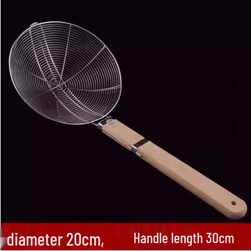 JingJingRS Edelstahl Schaumlöffel Sieb