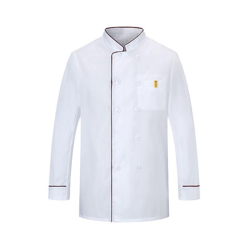 Men's Long Sleeve Chef Uniform for Restaurant, Catering, and Hotel Settings