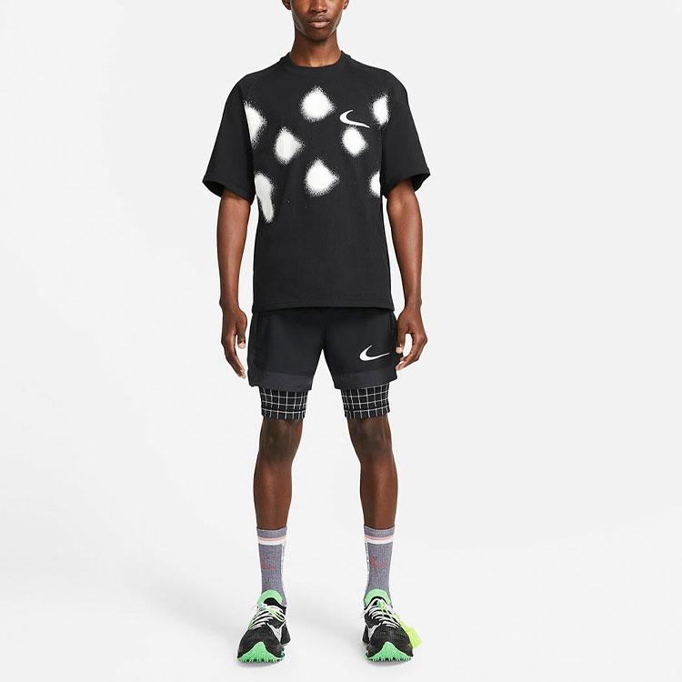 Nike x Off-White Spray Dot Tshirt 'Black' Men's CU2477-010