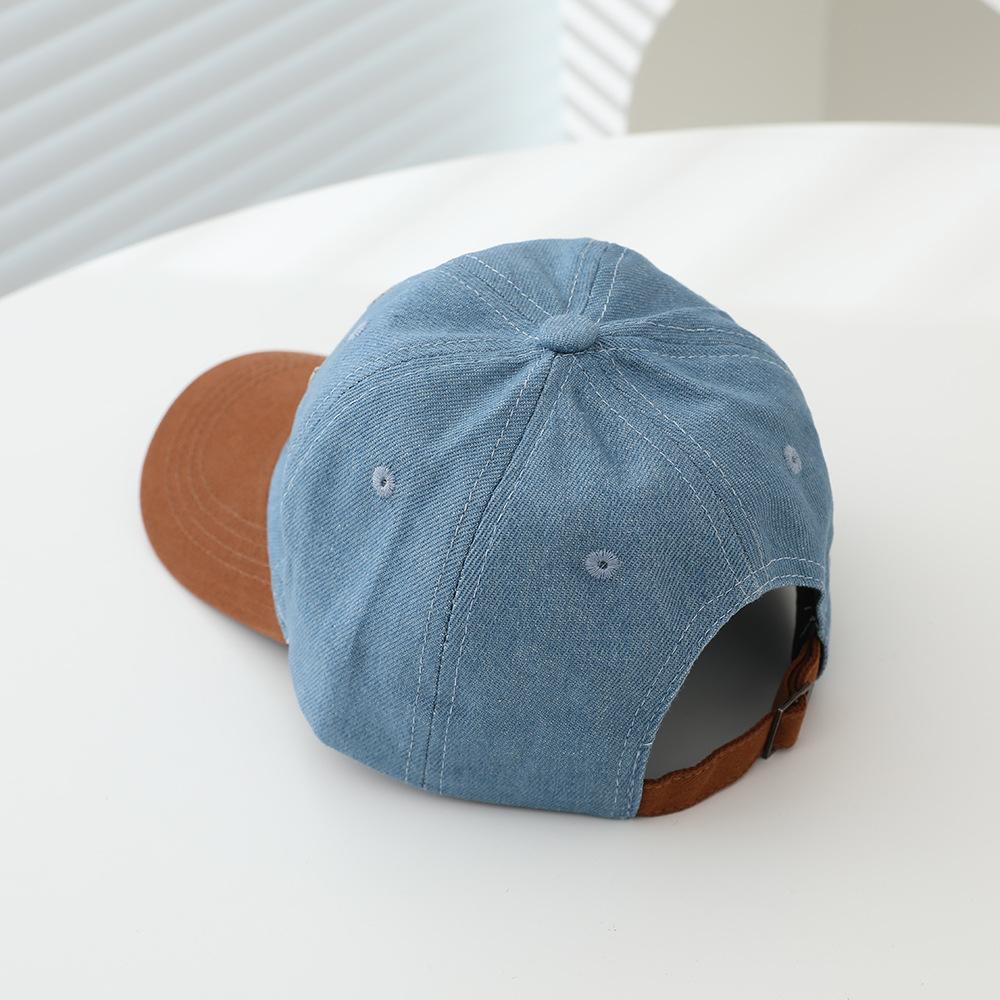 Spring And Autumn Dinosaur Three-Dimensional Embroidery Hat Children'S Cap Denim Cartoon Sun Hat Embroidery Baseball Cap