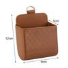 Car Airs Vent Storage Bag,Dashboard Tidy Hanging Leather Organizer Box,Glasses Phone Holder,Storage Organizer Car Accessorie