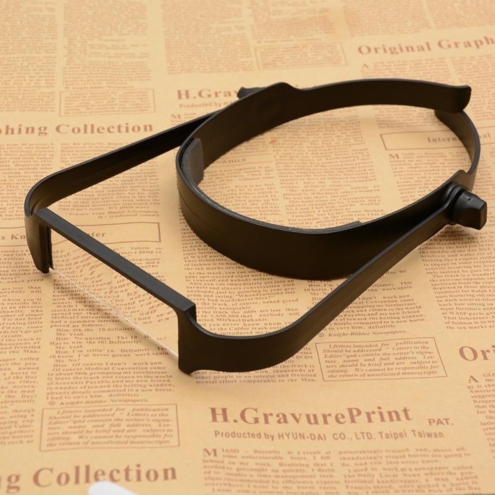 Interchangeable Lenses Headband Magnifier Simple Head Mount Magnifier  Sewing Crafts