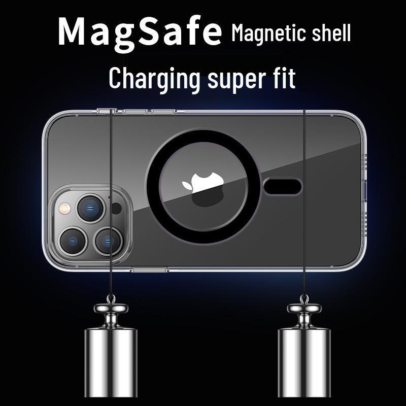 Wlons Magnetische Transparente Hülle für iPhone 17 Pro Max - 4er-Pack Kompatibel mit 17AIR