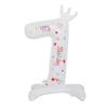 32 Inch Crown Decoration Style Aluminum Film Digital Balloon Number Balloon Standing IBalloon Children Birthday Party White