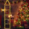 1Pc 2M/3M 8-Mode Usb Santa Claus Ladder Light, Suitable For Indoor And Outdoor Christmas Parties, Gardens, Home Wall Decoration