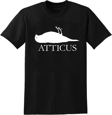 Atticus Alternative Men T Shirt Unisex Tee Black