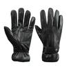 Unisex Genuine Leather Gloves for Winter, Motorcycle Riding, and Outdoor Activities
