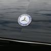 XFNVJ1 2025 For Mercedes-Benz Car Metal Flat Hood Emblem Front Badge Logo Sticker For Mercedes Benz W212 W213 W205 W177 W247 W176 CLS C